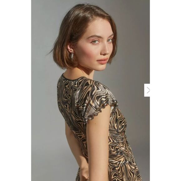 Urban Outfitters Velvet Milly Romper Size Medium - Picture 3 of 8